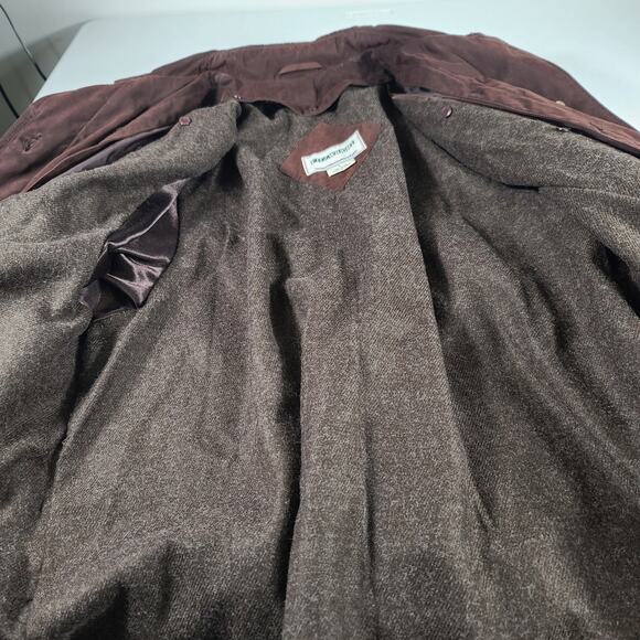 Michelle Stuart Rust Blue Copper Paisley Vintage Jacket & Skirt Set Size 6 - Picture 4 of 6